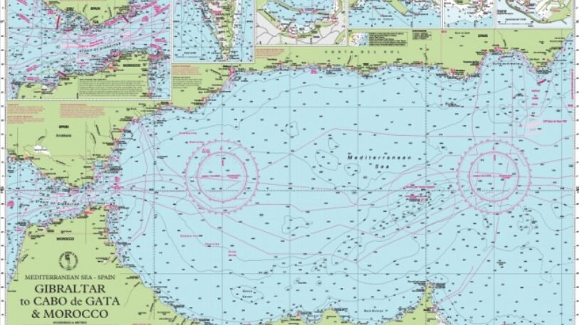 Sailing in Gibraltar - How to cross the Strait of Gibraltar? 7 Chart M11: Gibraltar to Cabo de Gata and Morocco