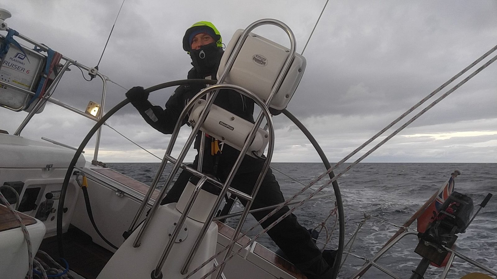 Ireland skipper delivery sailboat during Scotland to Ireland skipper delivery