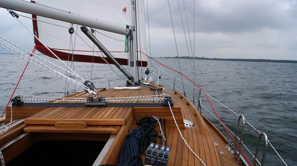 Crossing Bay of Biscay by sailboat 3 Sy Mokotow during Mallorca Gdansk skipper delivery 2