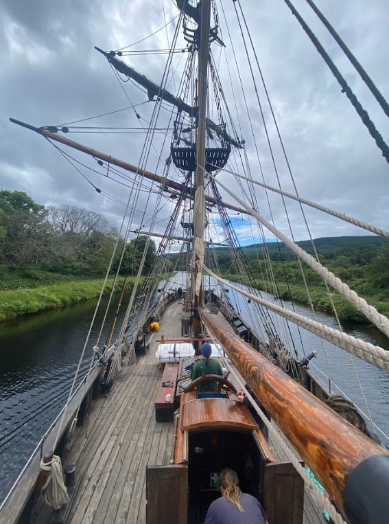 tall ships Phoenix yacht delivery Tall ship Phoenix under yacht delivery UK to Ireland