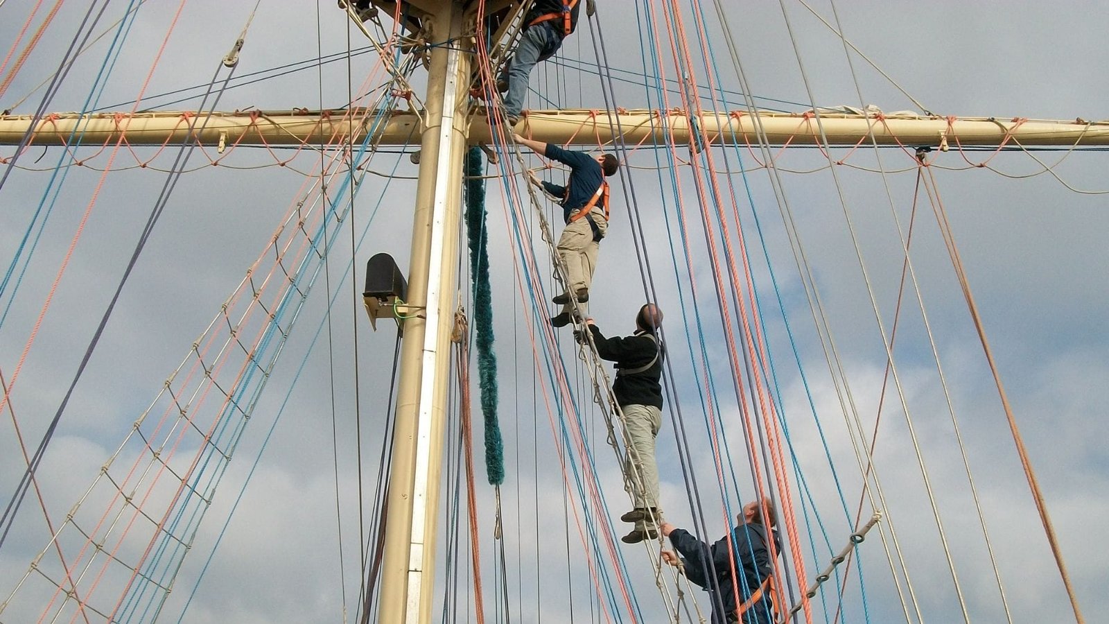 square sail rigged ship