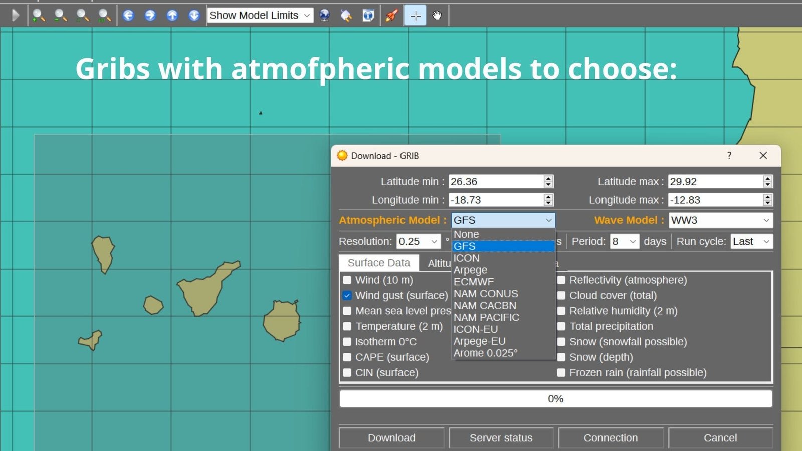 Grib download software