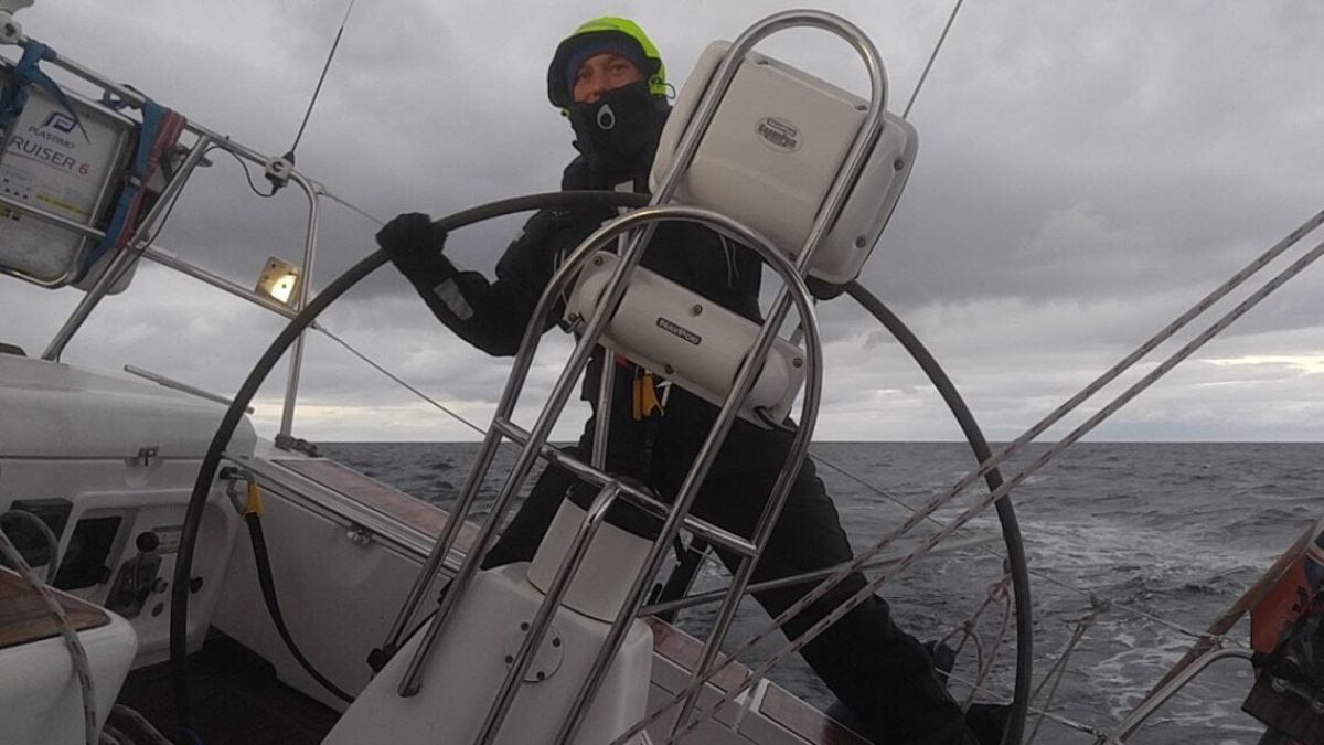 Professional Yacht Delivery Services 1 Professional skipper delivering a sailing yacht offshore