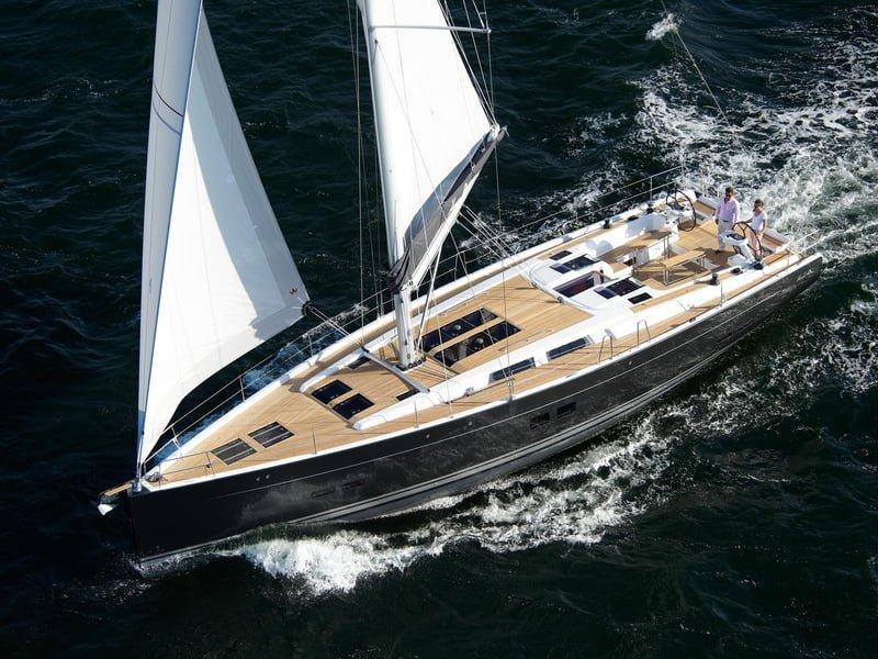 Hanse 575 S/Y Baltico during delivery from Gdansk to Alghero