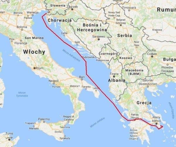 Passage plan of the Oceanis 40 delivery from Koper to Lavrio Passage plan of the Oceanis 40 delivery from Koper to Lavrio
