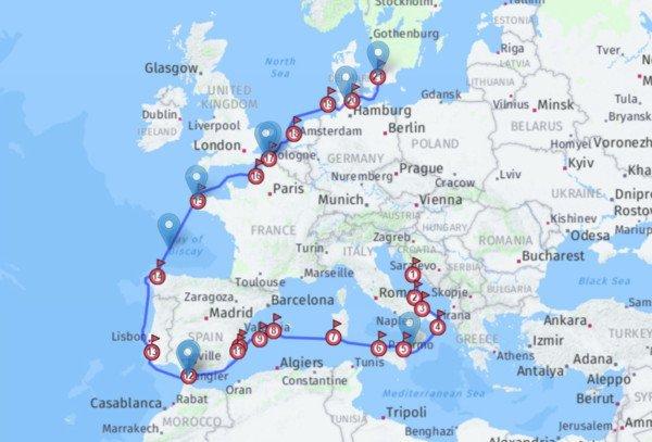 Beneteau Oceanis Clipper 361 delivered from Rogoznica, Croatia to Copenhagen